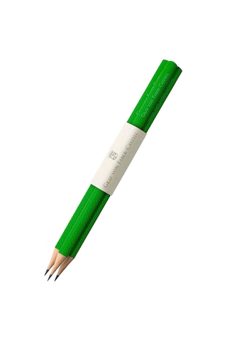 Graf Von Faber-Castell Guilloche 3'lü Kurşun Kalem Yılan Yeşili 1