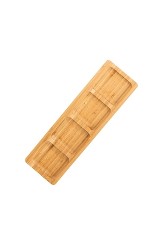 Naturalove Bambu Sunum Tabağı - 4 Bölmeli
