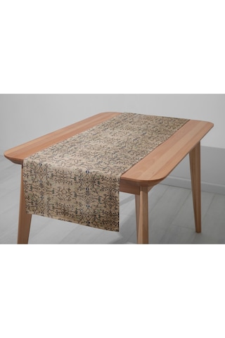 Turkıshrug Kıngdom Muhteşem Masa Dekoru, Estetik Masa Örtüsü Şık Desenli Runner Leke Tutmaz Baskılı Kumaş Masa Örtüsü Dekoratif Rugkingdom 1345 01 Table Runner Çok Renkli