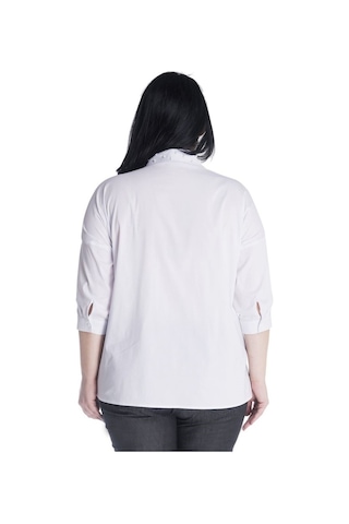 Inci Detaylı 3/4 Kollu Gömlek