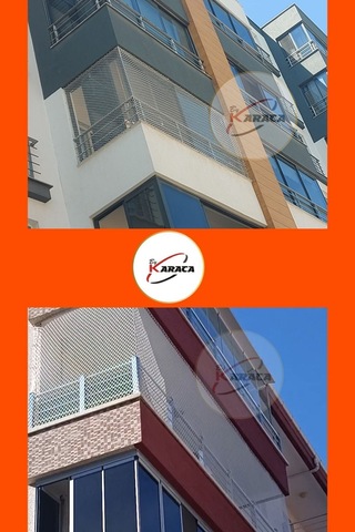 Kedi Balkon Güvenlik Filesi 1.5x19 Mt 3mm İp Kalınlığı 4x4 Gözenekli