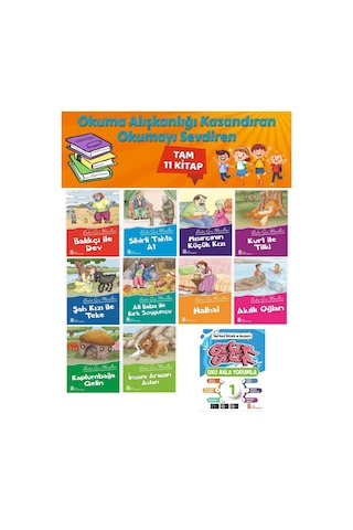1.sınıf Okuma Alışkanlığı Kazandıran Okumayı Sevdiren Tam 11 Kitap 2