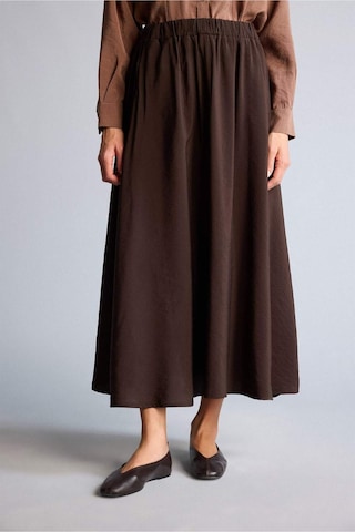 Defacto A Form Beli Lastikli Maxi Etek H4789ax26spbn214 Kahve-bn214