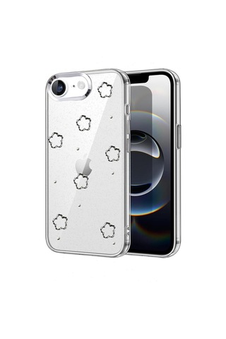 Apple Uyumlu iPhone 16e Uyumlu Fiyonk Desenli Kapak - Desen 2 Renkli