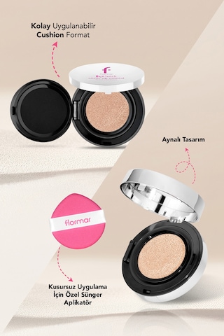 Flormar K-Spirit Cover Up Yüksek Kapatıcı & Uzun Süre Kalıcı Yarı Mat Bitişli Fondöten 001 Ivory