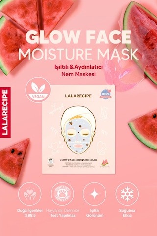 Lalarecipe Ne MLendirici ve Aydınlatıcı Cam Cilt Glitter Maske LALARECIPE Glow Moisture Mask
