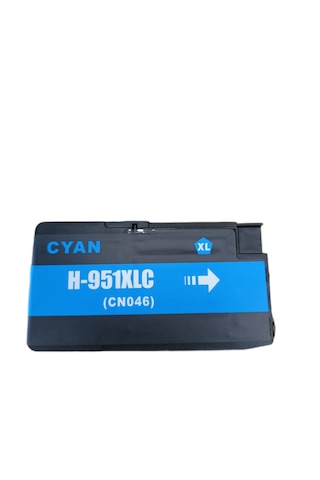Hp 951xl Yüksekkapasite Mavi Uyumlu Mürekkep Kartuş 27,5ml Cn046a