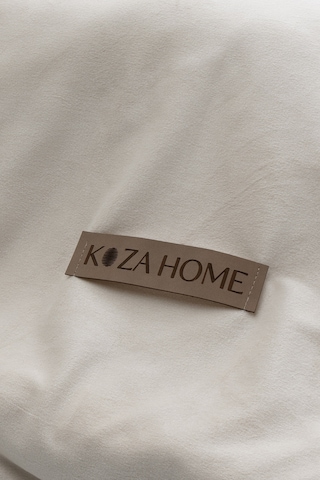 Koza Home Linda Krem Kadife Çift Kişilik Nevresim Takımı 200x220 4 Yastıklı Krem