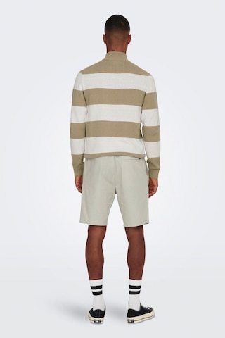 Only&sons Onslınus 0007 Cot Lın Sho Kahverengi Erkek Şort Kahverengi