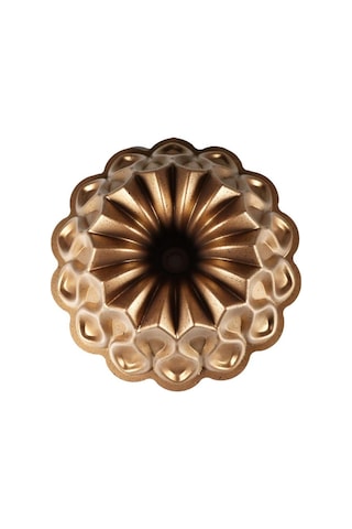 Serenk Fun Cooking Damla Alüminyum Döküm Granit Kaplama Kek Kalıbı 26 Cm Sarı