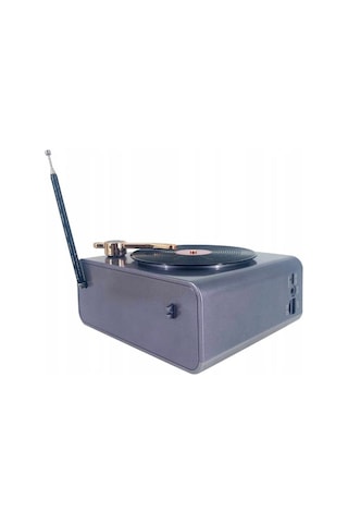 Rose Sp-425 Usb-sd-fm-bluetooth Destekli Şarjlı Nostaljik Retro Radyo - Gri