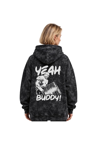 Sevbano Ronnie Coleman Fitness Bodybuilding Gym Baskılı Unisex Oversize P Siyah