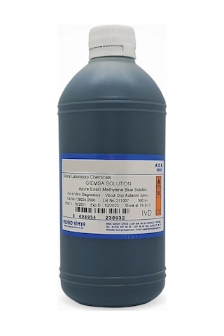 Giemsa Boyası Solüsyonu 500 Ml