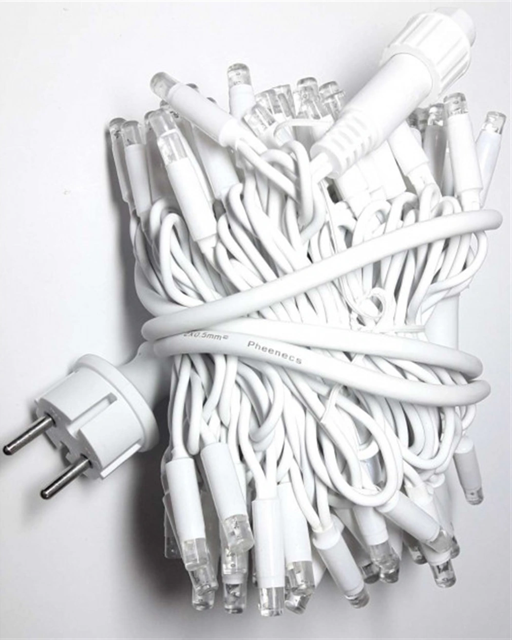 Saçak Led Gün Işığı Beyaz Parıltılı Dış Mekan Ip65 2mt X 1mt Eklenebilir Beyaz Kablolu Yılbaşı Led Işık 220v Günışığı