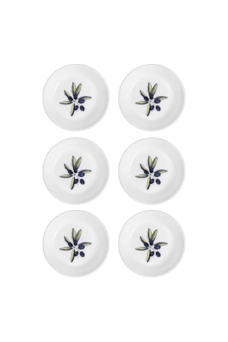 The Mia Olivos Yemek Tabağı 6lı Set 20 Cm Ovs0011 Çok Renkli