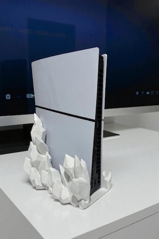 Ps5 Slım Stand Dijital Versiyon Uyumlu Playstation 5 Dikey Stand Ps5 Stand Beyaz