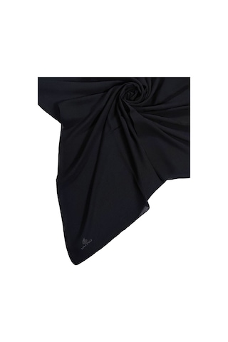 Mim Eşarp Mısırlı Eşarpları Aerobin Jazz Caz Eşarp 120x120 Cm Siyah