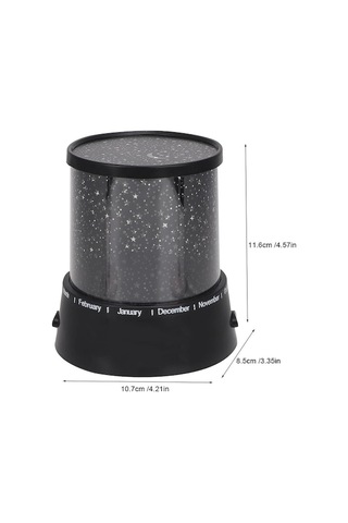 Didadodo Projeksiyon Lambası - Yatak Odası Için Plastik Gökyüzü Yıldız Beyaz, Güzel Yıldızlıklar Beyaz