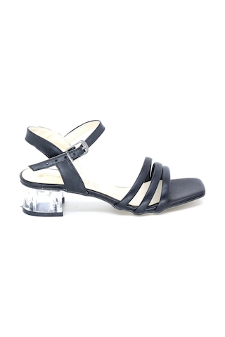 Trendyshose 04033 Şeffaf 3Cm Topuk Kadın Ayakkabı