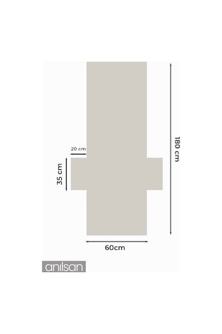 %100 Pamuk Şezlong Havlusu Kirli Beyaz 60x180 Cm - Hızlı Kuruyan Plaj Ve Havuz Havlusu