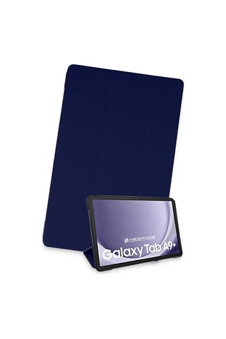 Samsung Uyumlu Galaxy Tab A9 Plus Kılıf Tablet Smart Kılıf - Lacivert Evimdeyokyok