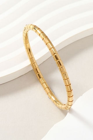 Chavin Gold Kelepçe Dizayn Çelik Bayan Bileklik Ev08sr Gold