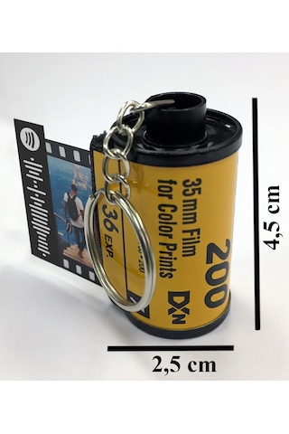 Kodak 10 Fotoğraflı Foto Film Anahtarlık- Foto Rulo Anahtarlık