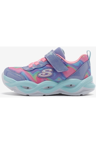 Skechers Twisty Glow - Sorbet Swirl Küçük Kız Çocuk Mavi Spor Ayakkabı 303716n Pwmt Mavi