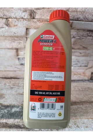 Scooter 10w 40 Power 1 Motosiklet Yağı Ü/y 2024
