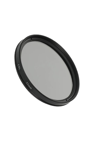 55mm Cpl Polarize Filtre Dairesel Polarizasyon, Yansıma Azaltıcı, Metal Çerçeve