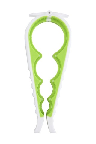 Çok Fonksiyonlu Silikon Kaymaz Şişe Açıcı Ev Güvenliği Açıcı Olabilir Beyaz + Yeşil , Boyut:6 Adet Beyaz