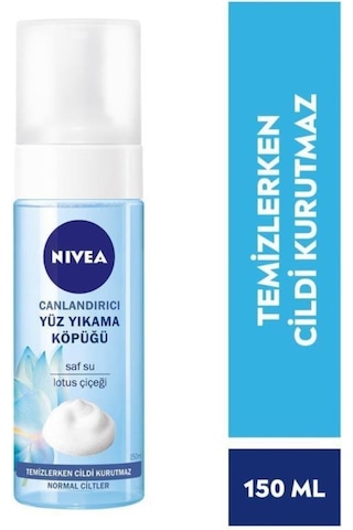Nivea Kadın Pump Deodorant Fresh Natural 75 ML + Yüz Temizleme Köpüğü 150 ML + Nemlendirici Krem + Dudak Kremi + Çanta
