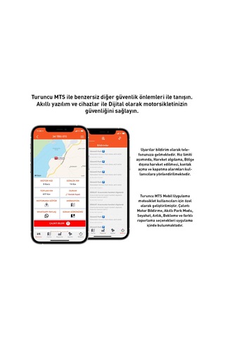 Turuncu Motosiklet Takip Cihazı 24 Aylık