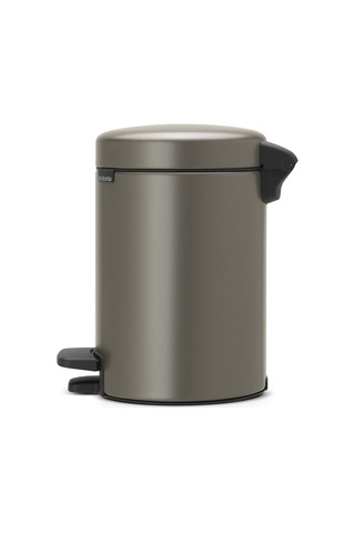 Tret Çöp Kovası, İç Kovalı, Plastik, Çelik, Çelik, Gri Platinum , 3 Liter