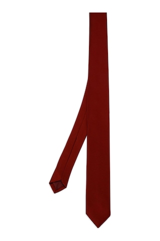 Hatemoğlu Bordo Düz Klasik Micro Kravat 261810Etc003 018 Bordo