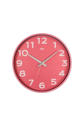 T.Concept Simplex Pembe Joy Serisi Duvar Saati 38 Cm Pembe