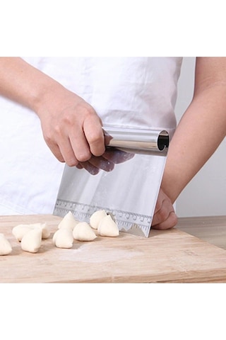 Çelik Spatula Hamur Kazıyıcı Pasta Sıvama Aparatı 15 Cm Sıvama Aparatı Çelik Metalik Diğer