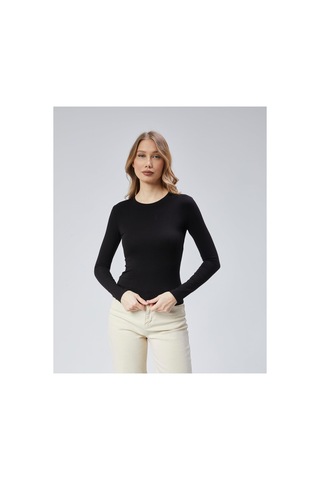 Virago 2'li Soft Cotton Yuvarlak Yaka Uzun Kol Bluz/body 1 Siyah 1 Beyaz Siyah Beyaz - 687138395 Siyah Beyaz - 687138395 Siyah Beyaz
