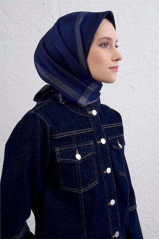 Armine Sura İpek Eşarp -2025/2026 -9418 Lacivert