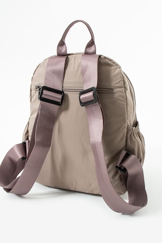 Özer-6009 Sanmorris Unisex Suya Dayanıklı Çok Gözlü Sırt Çantası Bej - Kum
