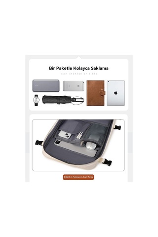 Sırtçantası Kadın Büyük Kapasiteli Çok Fonksiyonlu Sırtçantası Dark Purple