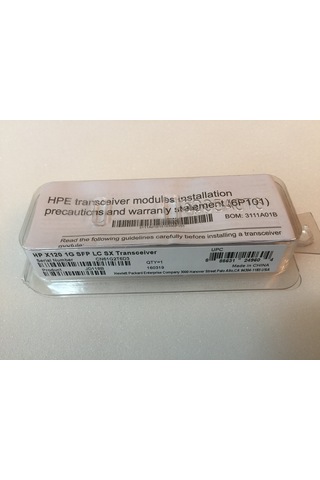 Jd118B Hpe X120 1G Sfp Lc Sx Transceıver