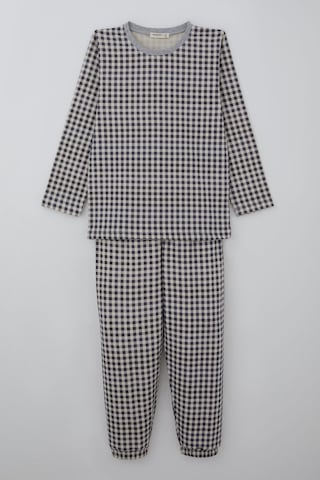 Breeze Erkek Çocuk Pijama Takımı Ekose Desenli 4-8 Yaş, Karışık Renk