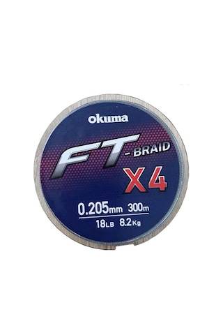 Okuma Ft X4 300 Metre Gri Örgü Ip Misina