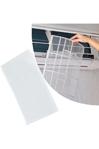 Homyl 10 Klima Çıkış Filtresi Örgü Dokunmamış Kumaş Beyaz