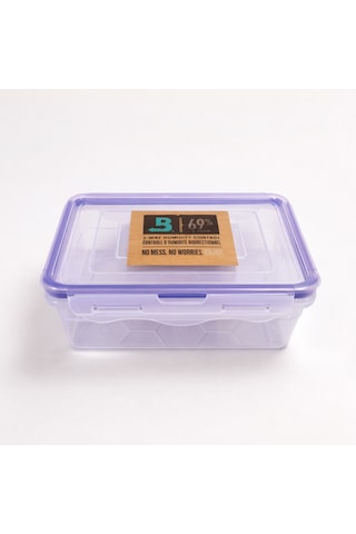 Puro Saklama Kutusu Xs-850 Ml, Hava Geçirmez Sızdırmaz 1 Yıllık Nem Koruma Boveda %69 8g Dahil