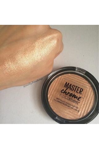 Maybelline New York Master Chrome Highlighter Metalik Aydınlatıcı 100 Gold