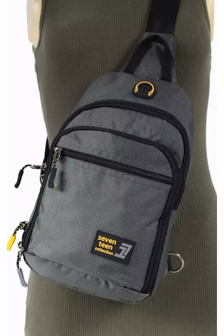 Ogdo - Göğüs, Sırt Çantası - Body Bag - 4980 Gri