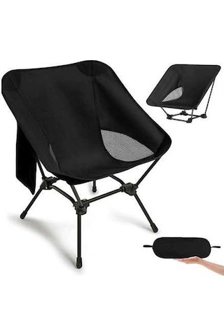 Bloomnest Ayarlanabilir Kamp Sandalyesi, Hafif Katlanır Sandalye, Taşınabilir Kamp Ekipmanı A622 Altın-siyah Altın - Siyah