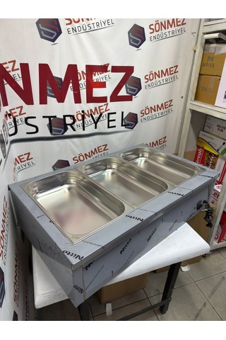 Sönmez Set Üstü Benmari 1/1 3 Lü Küvet 105x60x29 Cm